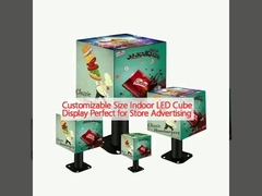 Display a LED a cubo perfetto per la pubblicità in negozio