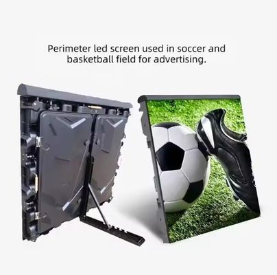 Display LED P5 ad alta luminosità con frequenza di aggiornamento 3840Hz per la pubblicità sul campo sportivo