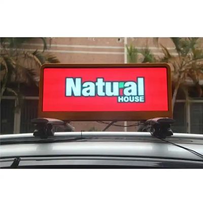 Car Taxi Top Outdoor LED Display Alta luminosità con dimensione dello schermo 960x320mm