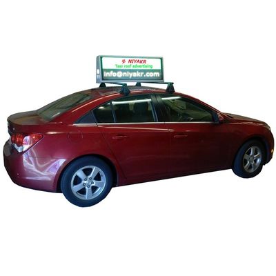 Full Color Suolo esterno schermo a led montato per auto Top Dimensione personalizzata