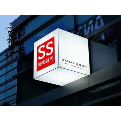 Display a LED a colori 1R1G1B HD Magic Cube con armadio in ferro IP31