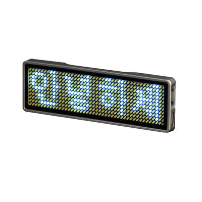 93*30*6mm Display LED creativo Nome distintivo, Targa a LED senza fili