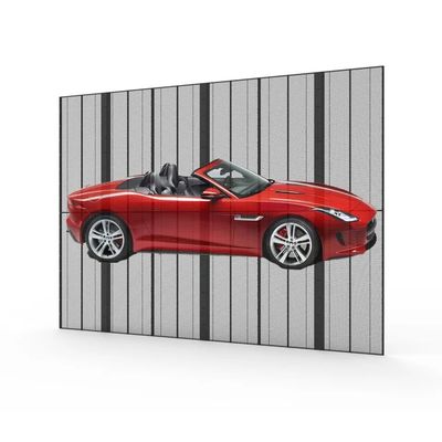 Display a LED trasparente a colori commerciali flessibili per la pubblicità delle vetrate