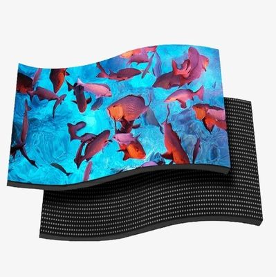 schermo a modulo a LED curvo flessibile per presentazioni visive mozzafiato